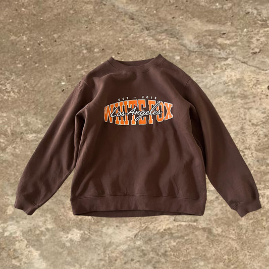 White Fox Brown Sweatshirt