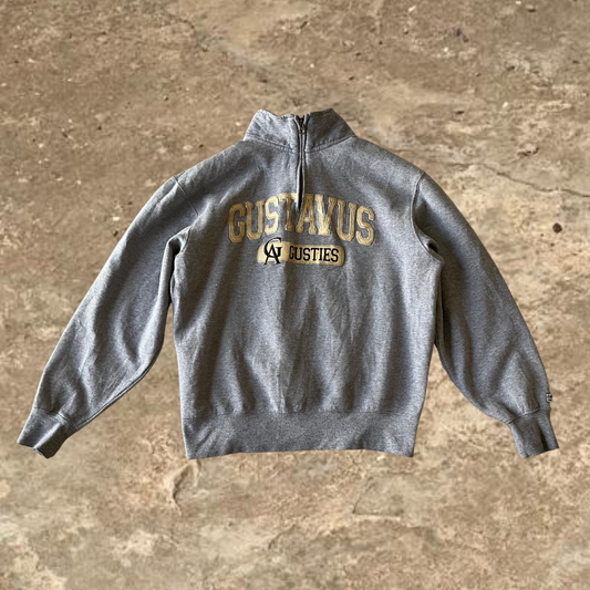 Half Zip Grey Gustavus Sweater