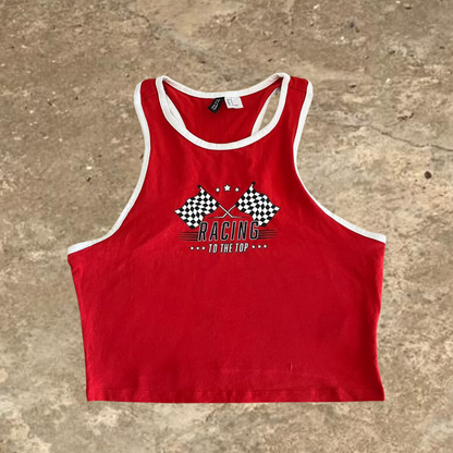 H&M Racing To The Top Women’s Red Crop Top