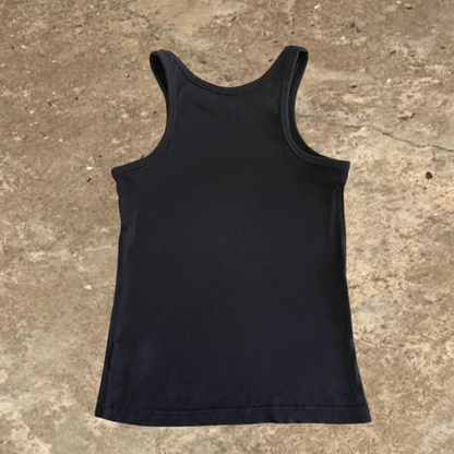 Roosters Fight E-Bound Denim Industries Black Tank Top