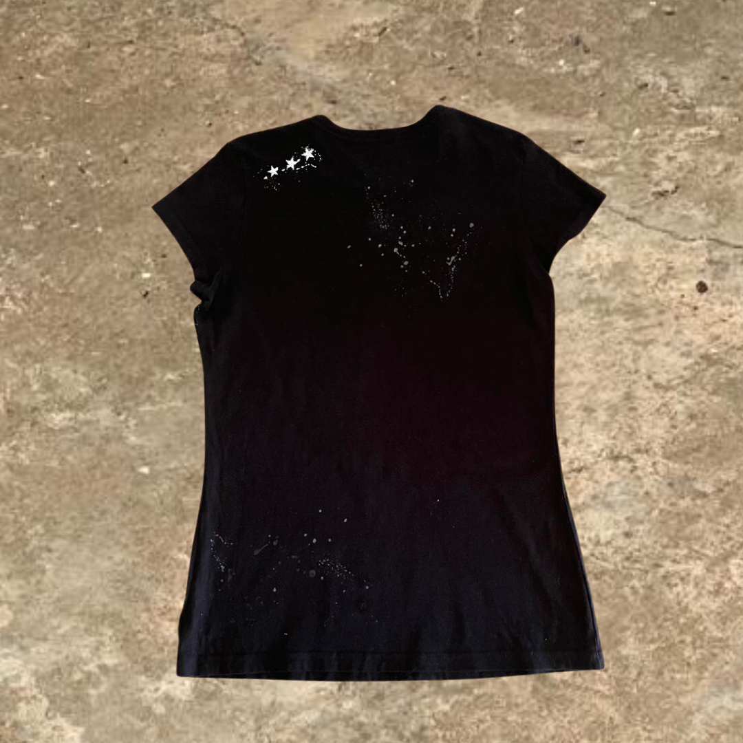 Roxy Women’s Black Short Sleeve Established 1970