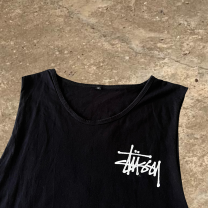 Stüssy NYC Los Angeles Tokyo London Paris Cut Shirt XL Black