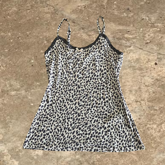 Love To Lounge Purple Leopard Print Sleeveless Top