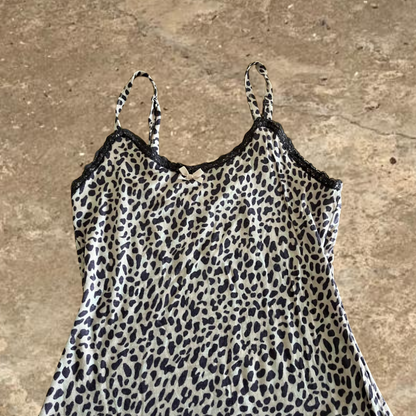 Love To Lounge Purple Leopard Print Sleeveless Top