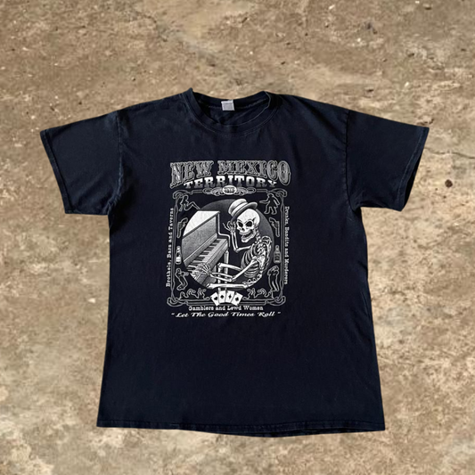 New Mexico Territory short Sleeve Men's Black Tee