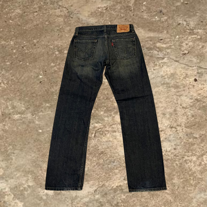 Levis Slim Straight Leg Blue Jeans