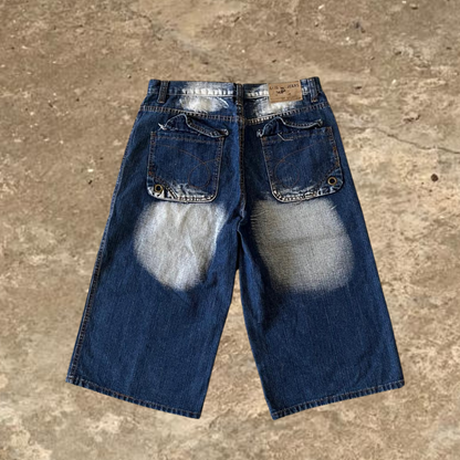 Lois Jeans Faded Denim Jorts