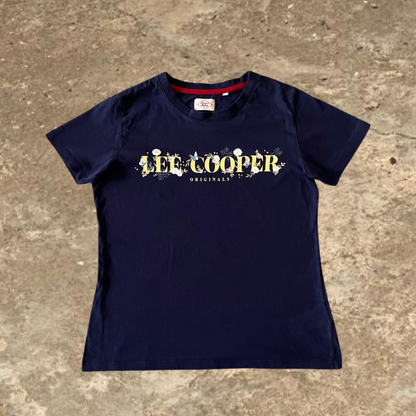 Lee Cooper Originals Dark Blue Women's Short Sleeve Tee