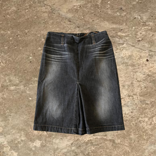 Grey Jeanswear Women's Knee Length Skirt