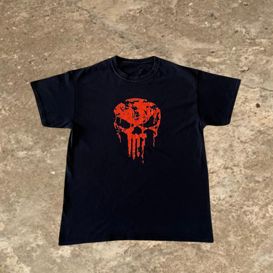 The Punisher Skull Red Design Men's Tee
